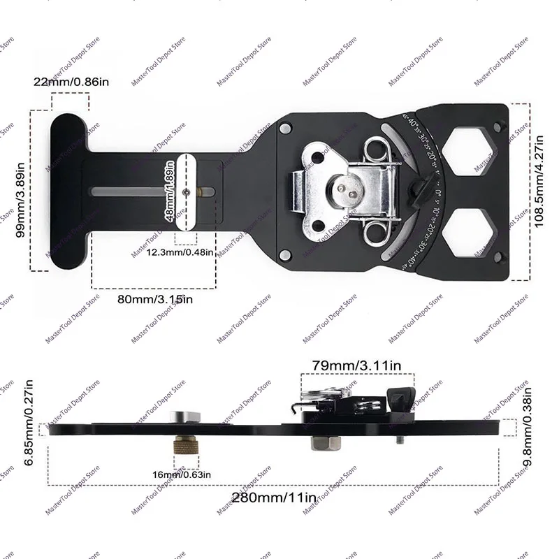 Adjustable Woodworking Angle Track Saw Square 90 Degree Aluminum Alloy Guide Square Rail
Adjustable Woodworking Angle Track Saw Square 90 Degree Aluminum Alloy Guide Square Rail