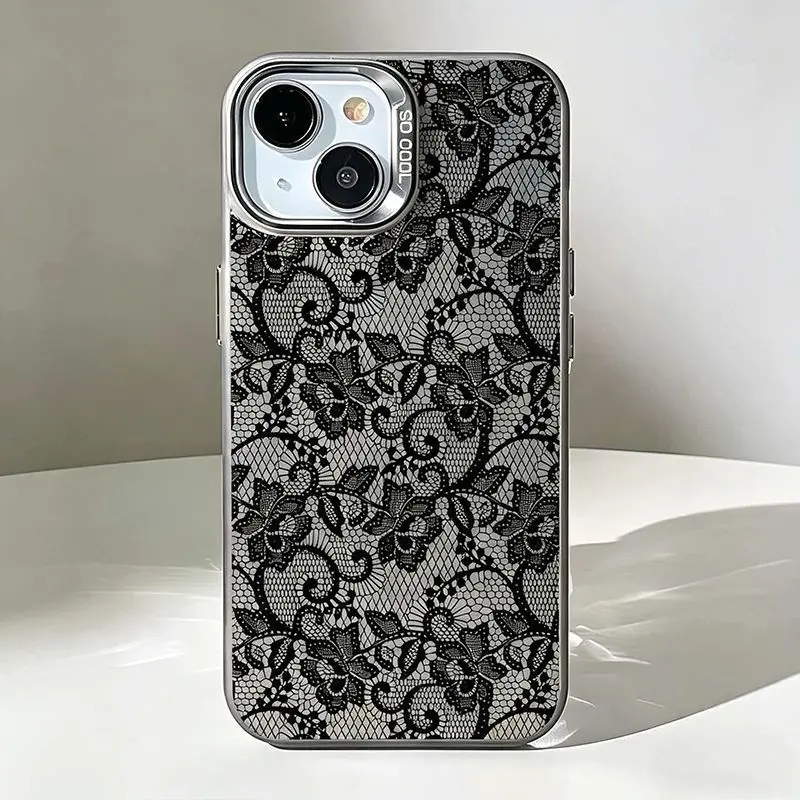 Vintage Black Lace Floral Rose Phone Case For Samsung S26 S25 FE S24 Plus S23 Ultra S22 S21 S20 Elegant Dark Lace Pattern Soft
Vintage Black Lace Floral Rose Phone Case For Samsung S26 S25 FE S24 Plus S23 Ultra S22 S21 S20 Elegant Dark Lace Pattern Soft