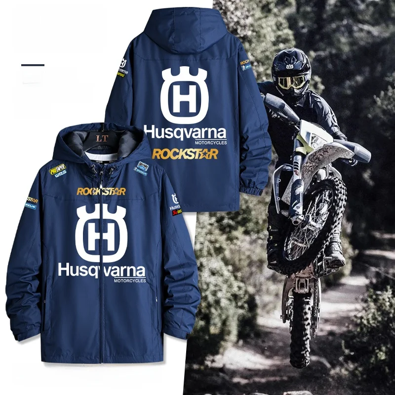 Мотоциклетная экипировка Husqvarna: ветрозащитная теплая куртка-трансформер для езды на велосипеде, мужская одежда из полиэстера с длинными рукавами
Мотоциклетная экипировка Husqvarna: ветрозащитная теплая куртка-трансформер для езды на велосипеде, мужская одежда из полиэстера с длинными рукавами