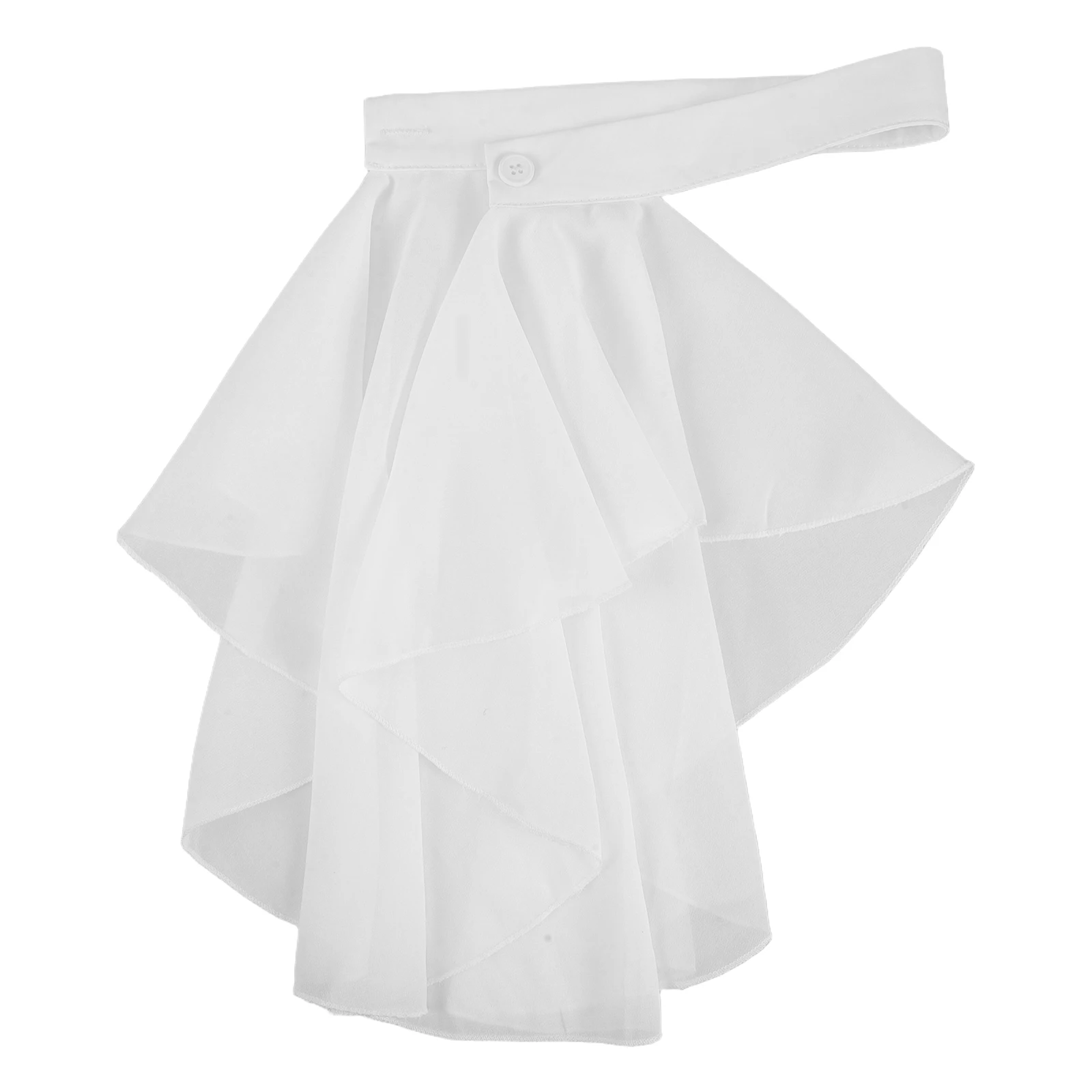 Medieval Ruffled Collar Fake Detachable Chiffon Scarf Elegant Costume Prop Faux Neck Decor Shirt Accessory for Party Wedding
Medieval Ruffled Collar Fake Detachable Chiffon Scarf Elegant Costume Prop Faux Neck Decor Shirt Accessory for Party Wedding