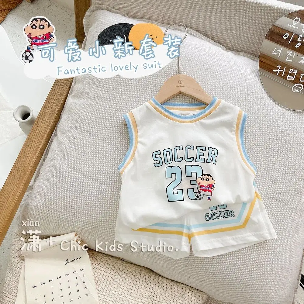 Crayon Shin Chan Anime Peripheral Summer Thin Children's Vest Shorts Shin Chan Set Boys' Sleeveless Football Suit Accessories
Crayon Shin Chan Anime Peripheral Summer Thin Children's Vest Shorts Shin Chan Set Boys' Sleeveless Football Suit Accessories