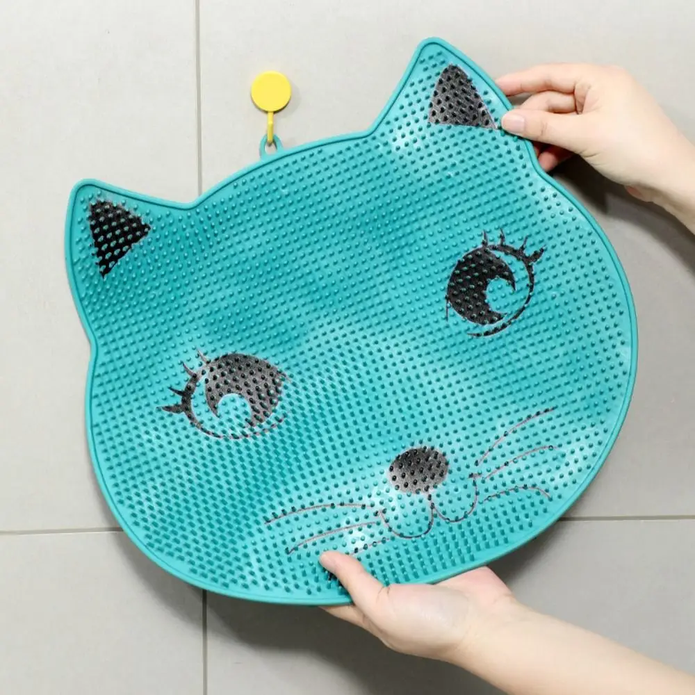 Cat Shaped Bathroom Non Slip Pad Anti Slip Cartoon Massage Pad with Suction Cups Soft Shower Foot Scrubber Mat Wall Rubbing Back
Cat Shaped Bathroom Non Slip Pad Anti Slip Cartoon Massage Pad with Suction Cups Soft Shower Foot Scrubber Mat Wall Rubbing Back