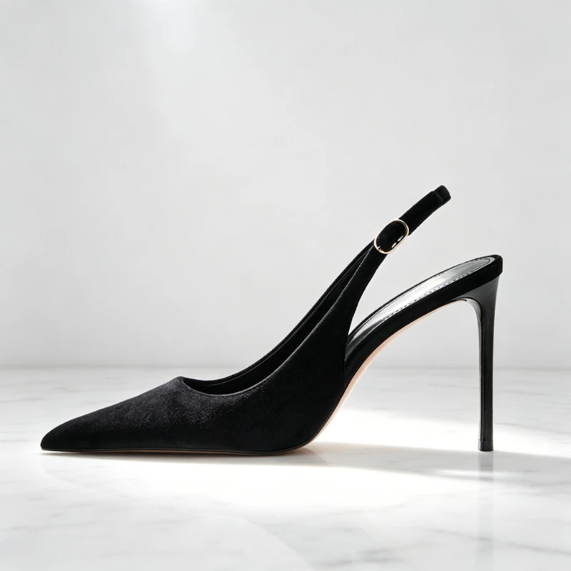 Sexy Patent Leather Pointed-Toe Slingback Heels Women Elegant Back Strap Buckle Stiletto Designer Shoes Luxury Party Dress Shoes
Sexy Patent Leather Pointed-Toe Slingback Heels Women Elegant Back Strap Buckle Stiletto Designer Shoes Luxury Party Dress Shoes