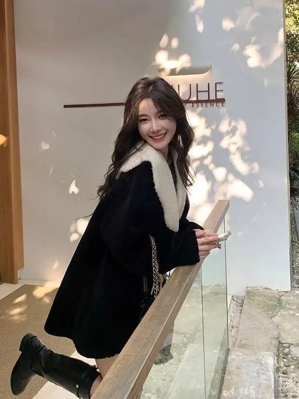 Eco-Friendly Fur Coat 2025 New Hepburn Sle Thiened Medium-Length Women's Coat French Sle Long Sve Loose Fit
Eco-Friendly Fur Coat 2025 New Hepburn Sle Thiened Medium-Length Women's Coat French Sle Long Sve Loose Fit