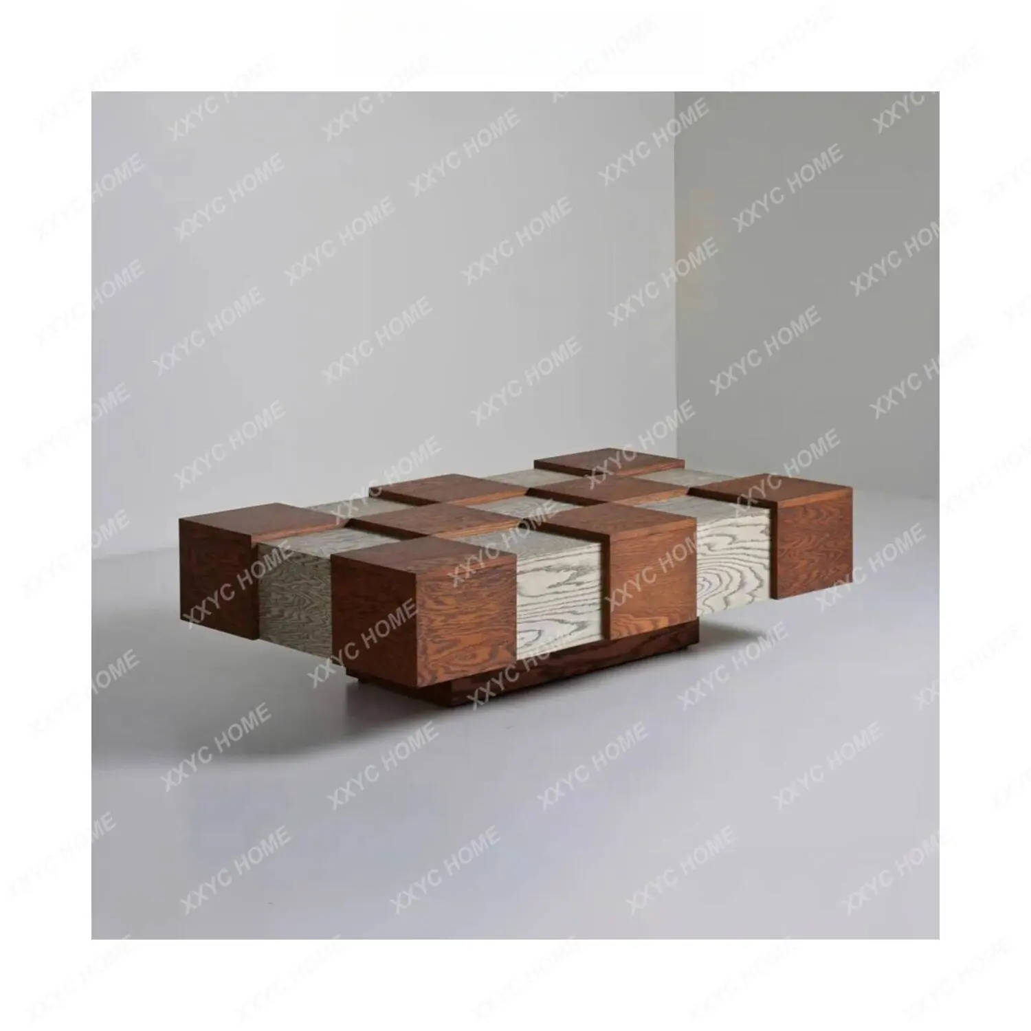 Wabi Sand wind solid wood coffee table checkerboard art creative retro coffee table living room antique rectangular tea table
Wabi Sand wind solid wood coffee table checkerboard art creative retro coffee table living room antique rectangular tea table