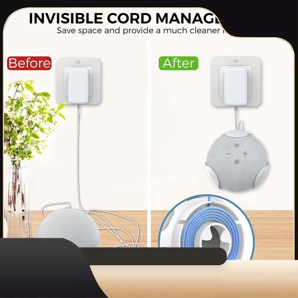 Настенный держатель-подставка для Echo Dot 4 и 5 компактных кронштейнов для аксессуаров для умных динамиков-T44C
Настенный держатель-подставка для Echo Dot 4 и 5 компактных кронштейнов для аксессуаров для умных динамиков-T44C