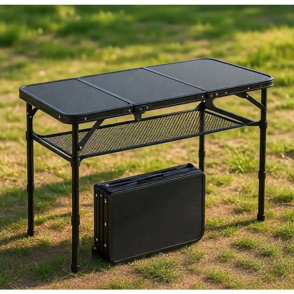 Folding Camping Table 3FT Portable Adjustable Height 27.1in Lightweight Aluminum Indoor Outdoor Picnic Table Car Essential
Folding Camping Table 3FT Portable Adjustable Height 27.1in Lightweight Aluminum Indoor Outdoor Picnic Table Car Essential