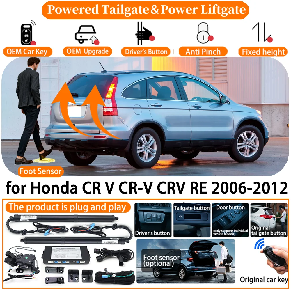 Car Smart Powered Tailgate system for Honda CR V CR-V CRV RE 2006-2012 Automatic Electric Power Tailgate Tail Gate Lift kit
Car Smart Powered Tailgate system for Honda CR V CR-V CRV RE 2006-2012 Automatic Electric Power Tailgate Tail Gate Lift kit