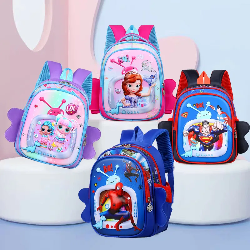 Disney Frozen Sofia Kindergarten Bags For Girls Boys Spider Man Primay Student Shoulder Orthopedic Backpack Kids Gifts Mochilas
Disney Frozen Sofia Kindergarten Bags For Girls Boys Spider Man Primay Student Shoulder Orthopedic Backpack Kids Gifts Mochilas