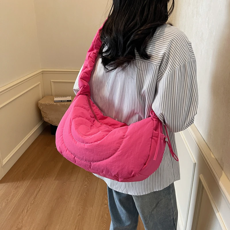Women Ruched Satchel Bag Solid Color Pleated Sling Bag Adjustable Strap Casual Shoulder Bag Girls Dating Bag
Women Ruched Satchel Bag Solid Color Pleated Sling Bag Adjustable Strap Casual Shoulder Bag Girls Dating Bag
