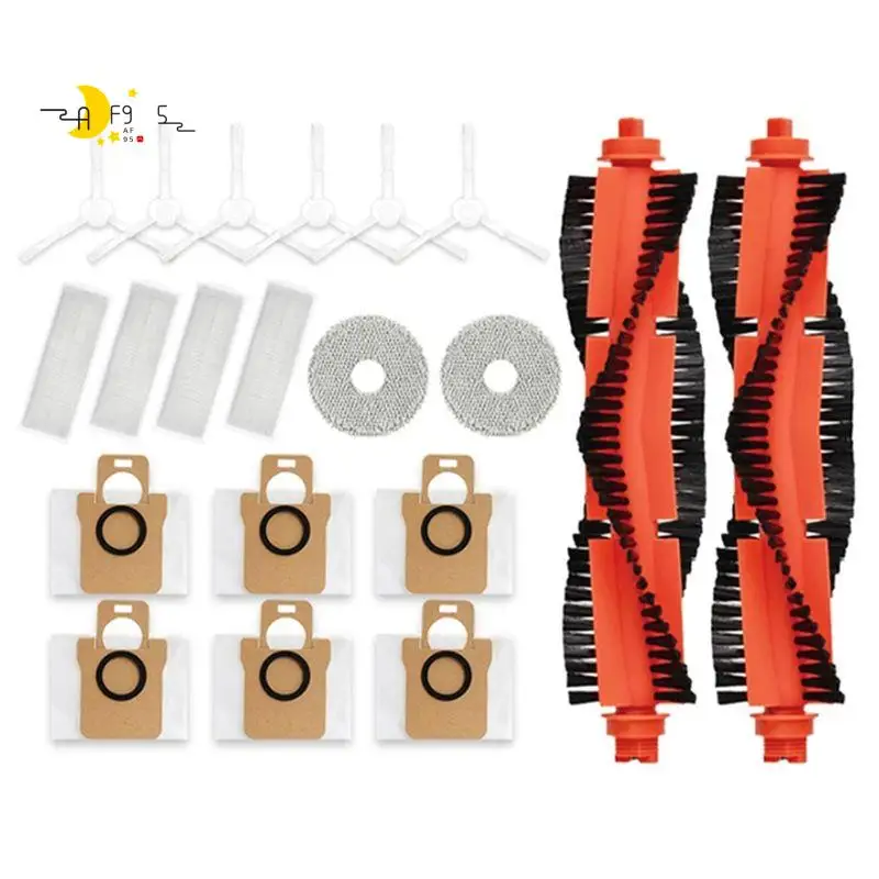 Запасные части AF95-20PCS для робота-пылесоса Xiaomi Mijia M30 Pro C107: роликовая щетка, боковая щетка, салфетка для влажной уборки, HEPA-фильтр, мешок для сбора пыли
Запасные части AF95-20PCS для робота-пылесоса Xiaomi Mijia M30 Pro C107: роликовая щетка, боковая щетка, салфетка для влажной уборки, HEPA-фильтр, мешок для сбора пыли