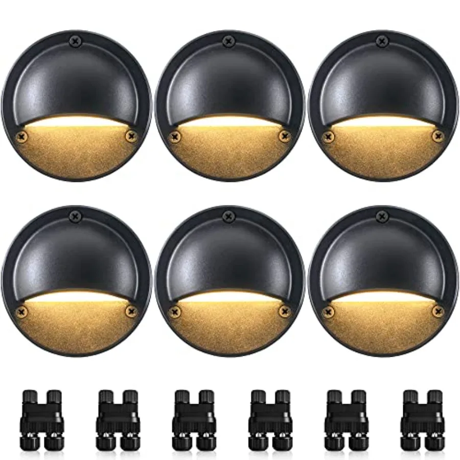 5W LED Low Voltage Deck Lights 12-24V Step Lights Outdoor with Fastlock2 Wire Connectors Low Voltage Landscape Lighting 3000K W
5W LED Low Voltage Deck Lights 12-24V Step Lights Outdoor with Fastlock2 Wire Connectors Low Voltage Landscape Lighting 3000K W