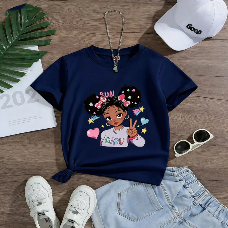 Summer Girls Casual T Shirts Cartoon Character Avatars Print Children's Short Sleeve Graphic Tops Kids Breathable Outdoor Tee
Summer Girls Casual T Shirts Cartoon Character Avatars Print Children's Short Sleeve Graphic Tops Kids Breathable Outdoor Tee