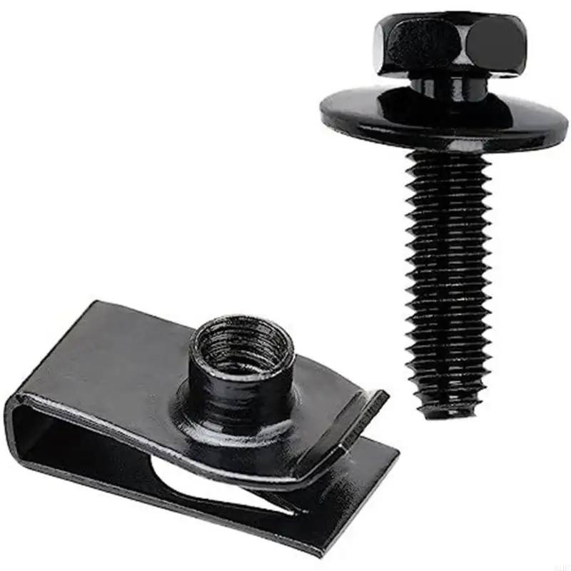 652F 20pcs Extruded Type Bumper Clip on Nut Extruded Spring Black Fasteners
652F 20pcs Extruded Type Bumper Clip on Nut Extruded Spring Black Fasteners