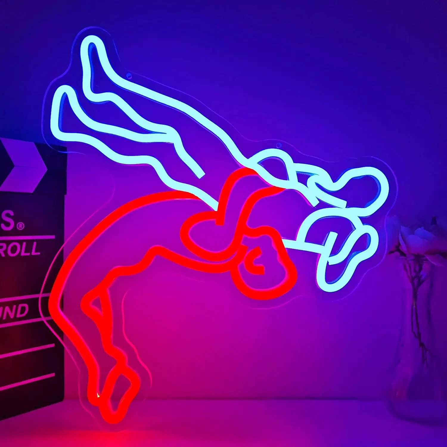 Wrestling Neon Sign USB Powered LED Light for Sports Club Gym Party Gaming Room Bedroom Decoration Gift Art Wall Light
Wrestling Neon Sign USB Powered LED Light for Sports Club Gym Party Gaming Room Bedroom Decoration Gift Art Wall Light
