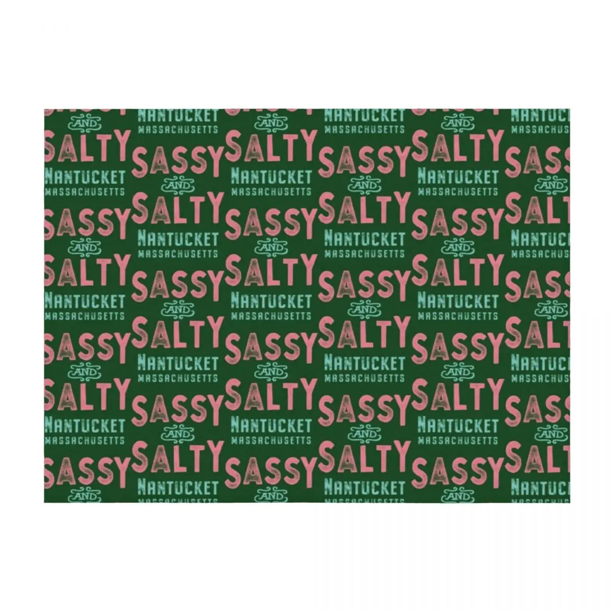 Nantucket Massachusetts Sassy and Salty Throw Blanket Luxury Thicken Flannel Luxury Thermal Blankets
Nantucket Massachusetts Sassy and Salty Throw Blanket Luxury Thicken Flannel Luxury Thermal Blankets