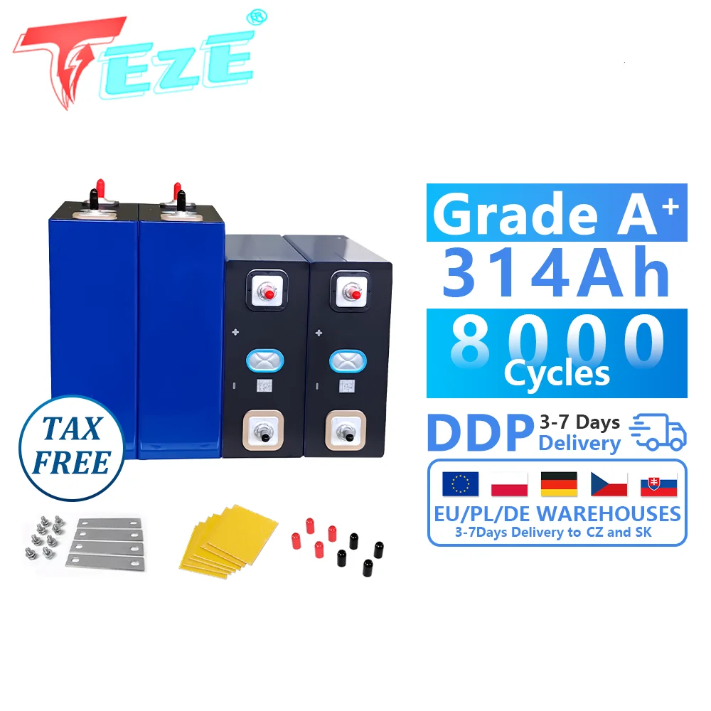 Склад в ЕС: DEJIN 314Ah M6 Stud+Алюминиевая шина+Плата из эпоксидной смолы+DDP, без НДС, доставка 3-7 дней
Склад в ЕС: DEJIN 314Ah M6 Stud+Алюминиевая шина+Плата из эпоксидной смолы+DDP, без НДС, доставка 3-7 дней