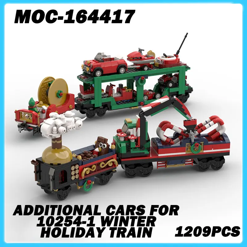 MOC-164417 Building Block Mini Train Series Railroad Radar Detecting Metal Fatigue DIY Model Toy Brick Boy Xmas Gift 1209PCS
MOC-164417 Building Block Mini Train Series Railroad Radar Detecting Metal Fatigue DIY Model Toy Brick Boy Xmas Gift 1209PCS