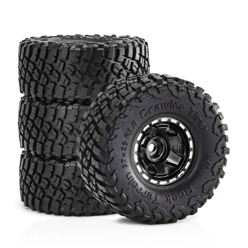 4pcs 57mm 1.0" Metal Beadlock Wheel Tire Set For 1/18 1/24 RC Crawler Car TRXS 4M SCX24 AX24 FCX24 Upgrade Parts Accessories
4pcs 57mm 1.0" Metal Beadlock Wheel Tire Set For 1/18 1/24 RC Crawler Car TRXS 4M SCX24 AX24 FCX24 Upgrade Parts Accessories