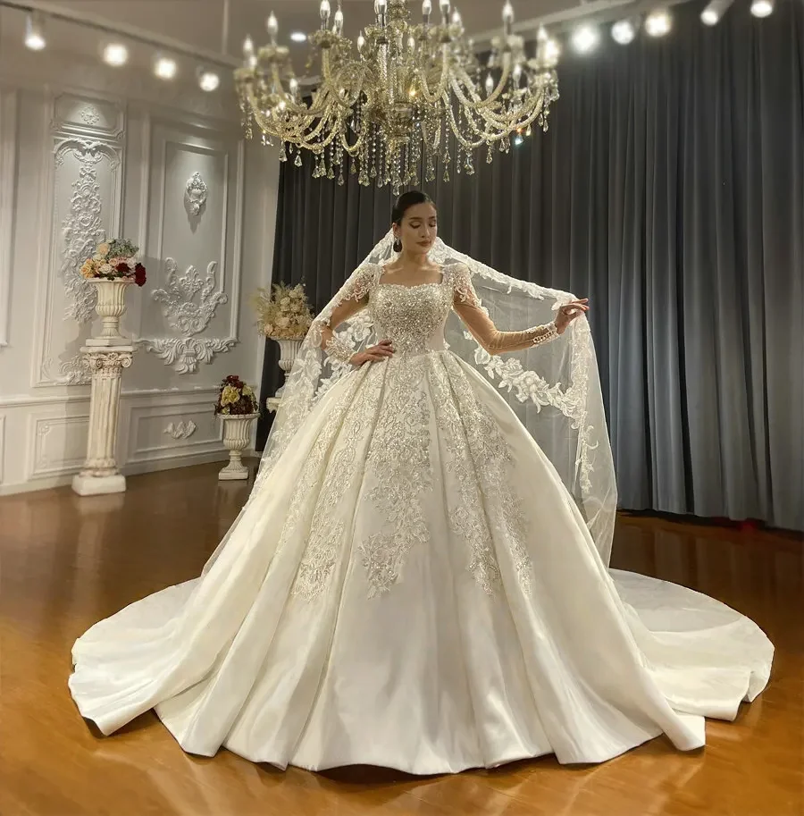 Customized 2027 Luxury New Satin Bridal Dress With Beading Lace Amanda Novias Official
Customized 2027 Luxury New Satin Bridal Dress With Beading Lace Amanda Novias Official