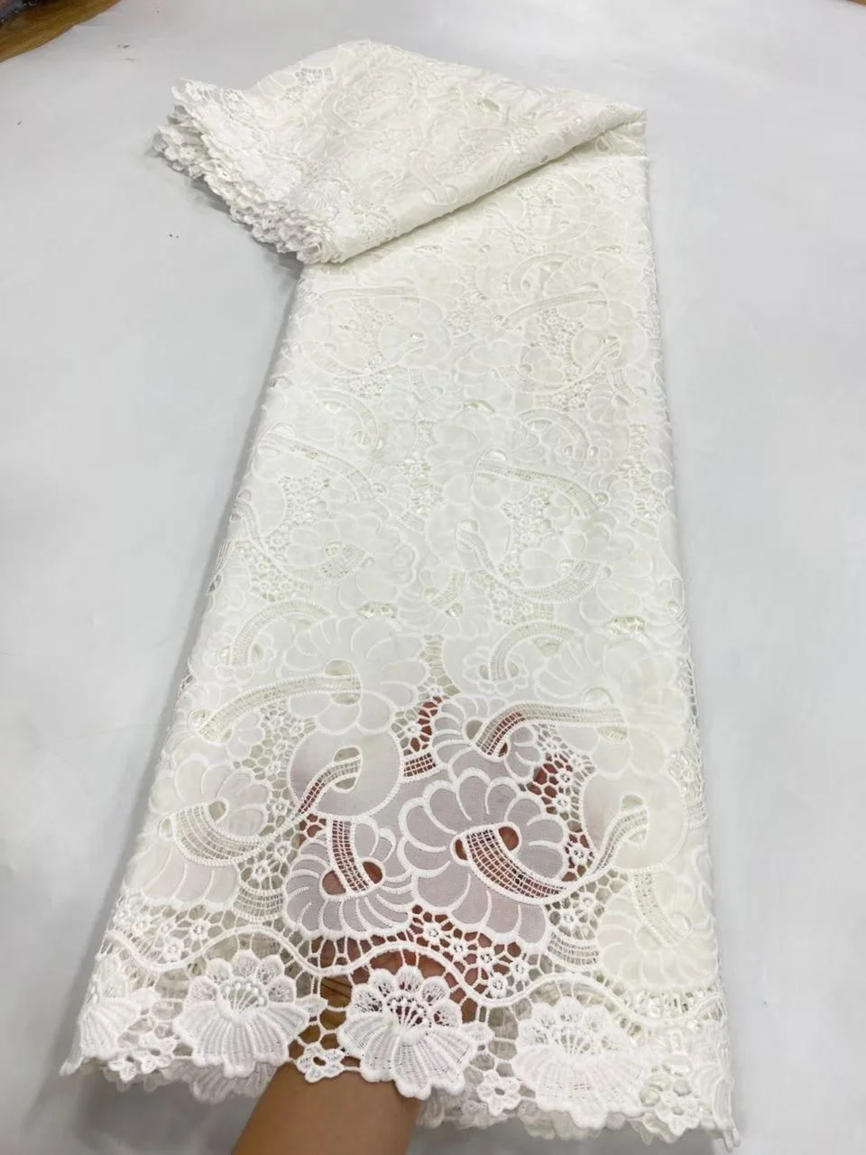 African Nigerian Tulle Lace Fabric, Cotton Wedding Party Dress, Sequins for Sewing, Embroidery, High Quality, 5Yards,JL507
African Nigerian Tulle Lace Fabric, Cotton Wedding Party Dress, Sequins for Sewing, Embroidery, High Quality, 5Yards,JL507