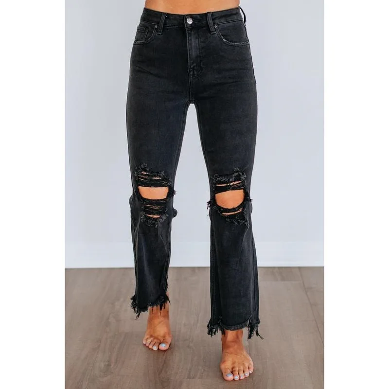 Ripped Skinny Jeans Women's Casual Pants Torn Denim Jeans Neutral Style Other Material 100% Spring Collection
Ripped Skinny Jeans Women's Casual Pants Torn Denim Jeans Neutral Style Other Material 100% Spring Collection