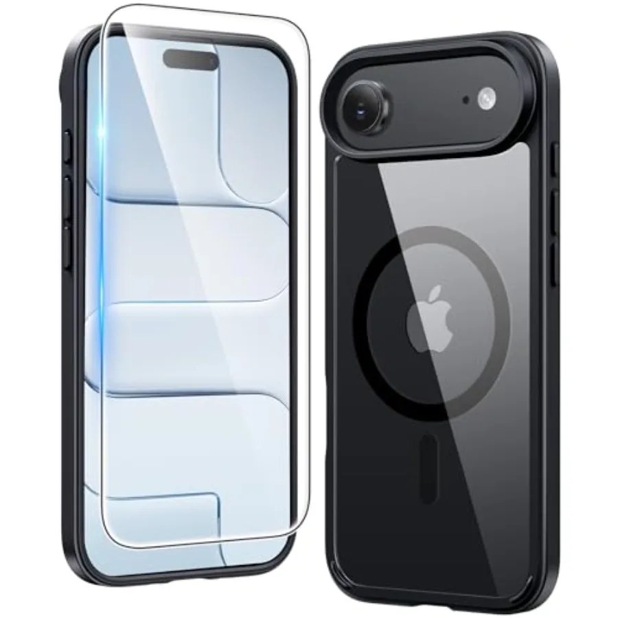 for iPhone Air Case Clear: Magnetic Phone Cases with Screen Protector Drop Proof Compatible with Magsafe Slim Anti Yellowing Ru
for iPhone Air Case Clear: Magnetic Phone Cases with Screen Protector Drop Proof Compatible with Magsafe Slim Anti Yellowing Ru