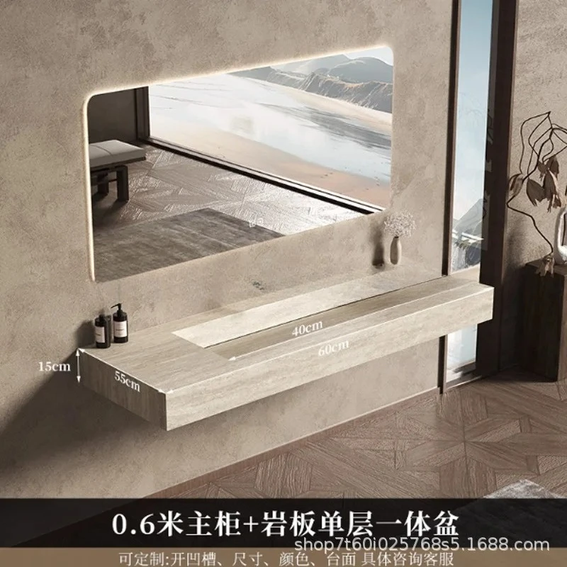 PYJ high-end travertine rock slab integrated seamless basin bathroom cabinet combination washbasin washbasin pool
PYJ high-end travertine rock slab integrated seamless basin bathroom cabinet combination washbasin washbasin pool
