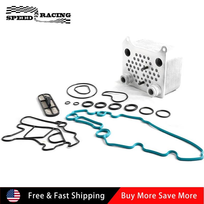 904-199 904-228 904-218 High Quality High Flow Oil Cooler For 2003-2010 Ford F250 F350 6.0L Powerstroke Diesel Sliver
904-199 904-228 904-218 High Quality High Flow Oil Cooler For 2003-2010 Ford F250 F350 6.0L Powerstroke Diesel Sliver