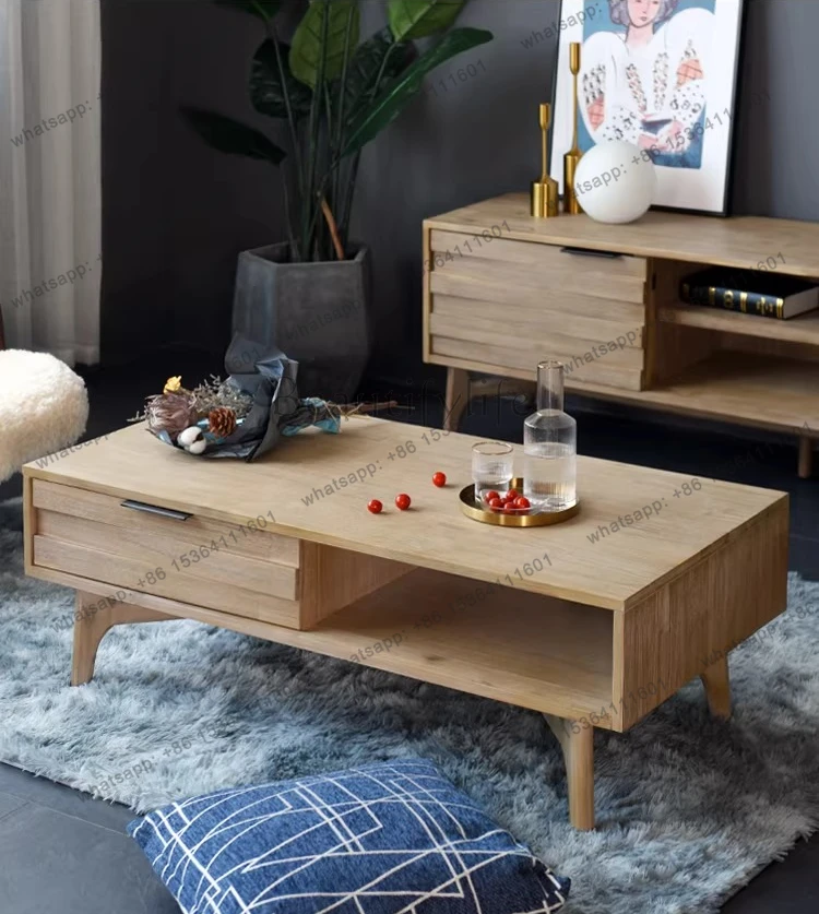Modern simple living room small apartment bedroom furniture set Nordic solid wood coffee table combination
Modern simple living room small apartment bedroom furniture set Nordic solid wood coffee table combination