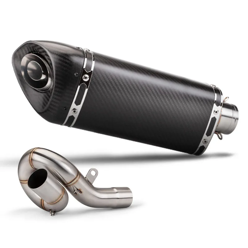 Motorcycle Exhaust Escape System Roundabout Middle Link Pipe Connect Muffler With DB Killer For NINJA ZX6R 2009-2020
Motorcycle Exhaust Escape System Roundabout Middle Link Pipe Connect Muffler With DB Killer For NINJA ZX6R 2009-2020