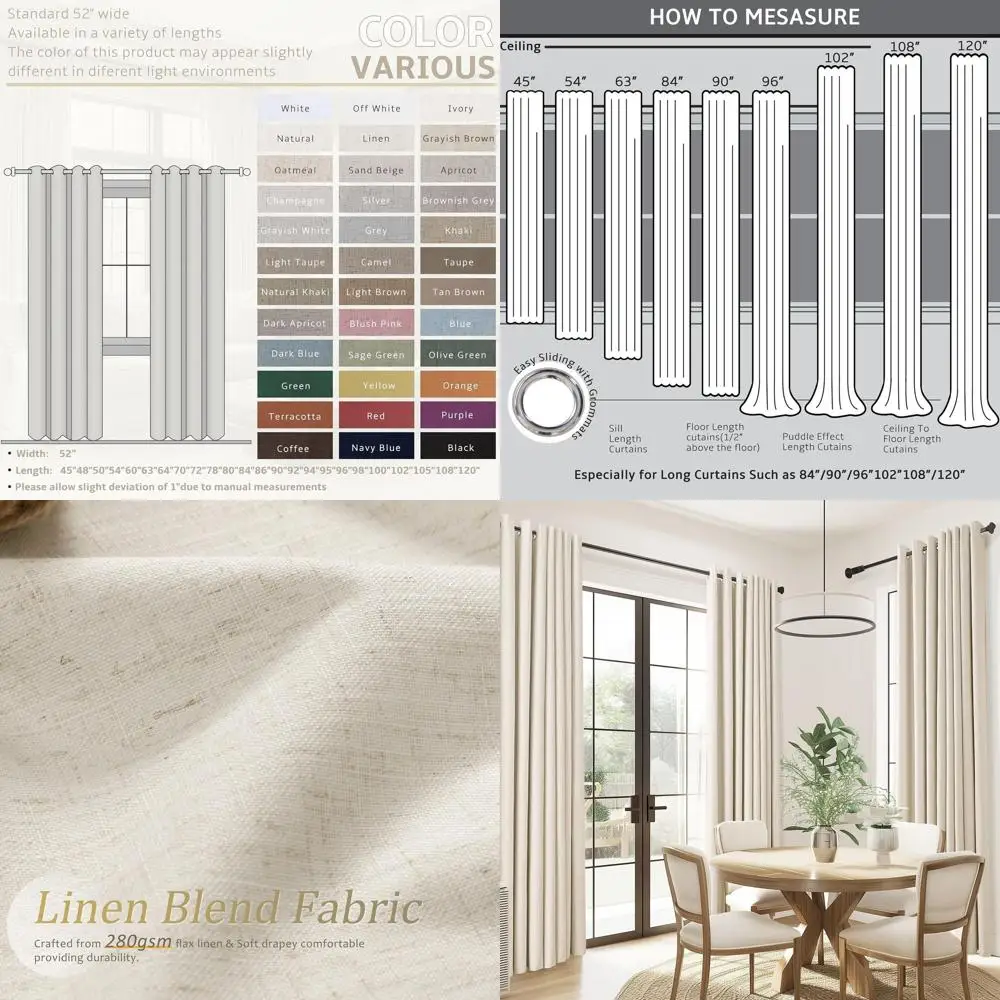 72-затемняющие льняные шторы для комнаты, затемняющие панели из 100% теплоизоляции для гостиной и спальни
72-затемняющие льняные шторы для комнаты, затемняющие панели из 100% теплоизоляции для гостиной и спальни