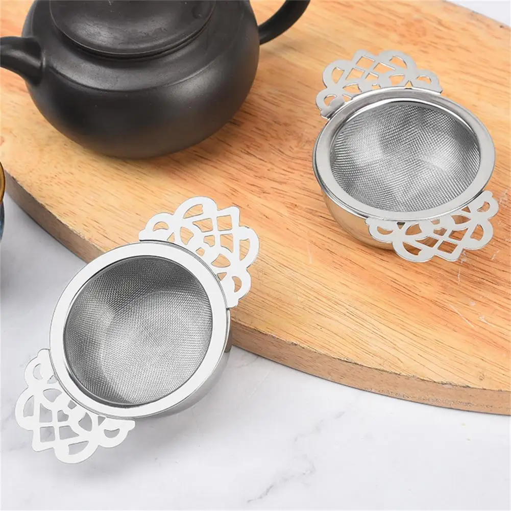 Flower Edge Tea Strainer Universal Tea Infusers Double-layer Stainless Steel Drink Drain with Handle Tea Stirring Filter
Flower Edge Tea Strainer Universal Tea Infusers Double-layer Stainless Steel Drink Drain with Handle Tea Stirring Filter