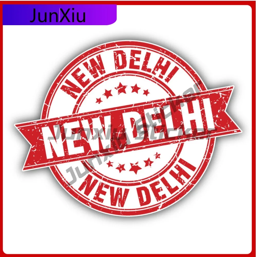 New Delhi Creative Sticker Travel Stamp Car Decal Bumper Stickers Funny Style Helmet Use For Car Windo Car Accessories Scratc
New Delhi Creative Sticker Travel Stamp Car Decal Bumper Stickers Funny Style Helmet Use For Car Windo Car Accessories Scratc