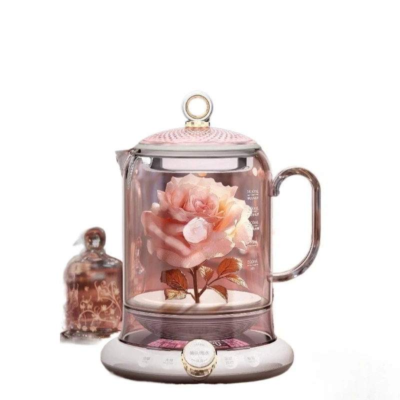 Full glass health pot household multi-functional office small constant temperature brewing teapot small bell bottle tea maker
Full glass health pot household multi-functional office small constant temperature brewing teapot small bell bottle tea maker