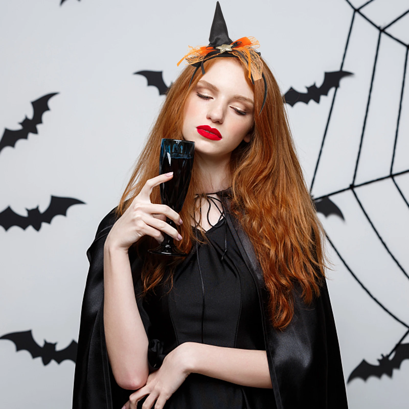 Witch Hat Headbands Halloween Party Tiny Witch Hat Headdress for Kids Adults Cosplay Costume Hair Hoop Headpiece Decorative
Witch Hat Headbands Halloween Party Tiny Witch Hat Headdress for Kids Adults Cosplay Costume Hair Hoop Headpiece Decorative