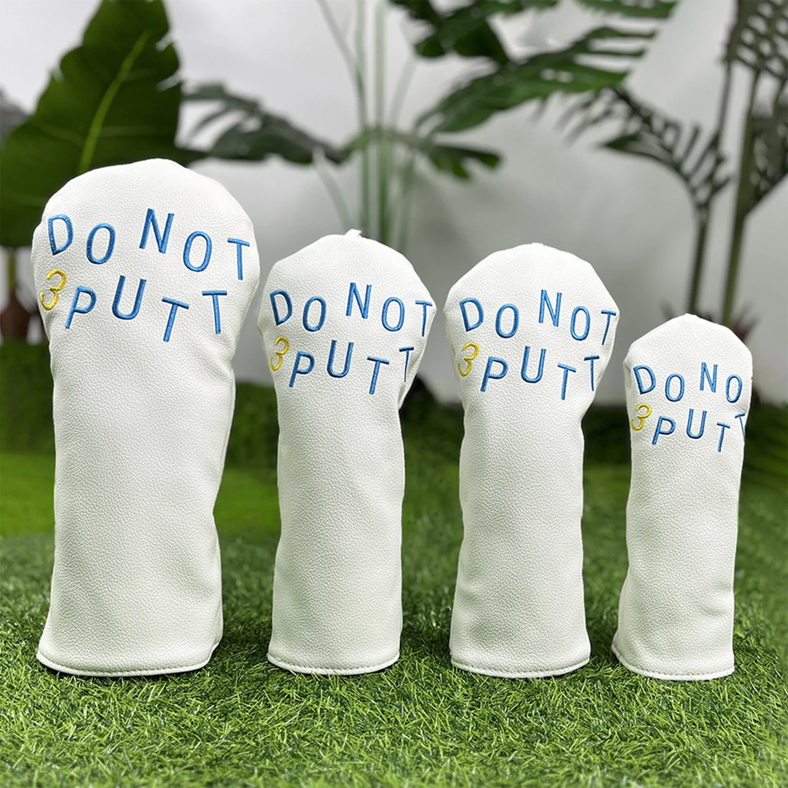 Letter Embroidery Golf Club Head Protective Cover Elastic Band Water Resistant PU Leather Driver Fairway Putter Headcover
Letter Embroidery Golf Club Head Protective Cover Elastic Band Water Resistant PU Leather Driver Fairway Putter Headcover