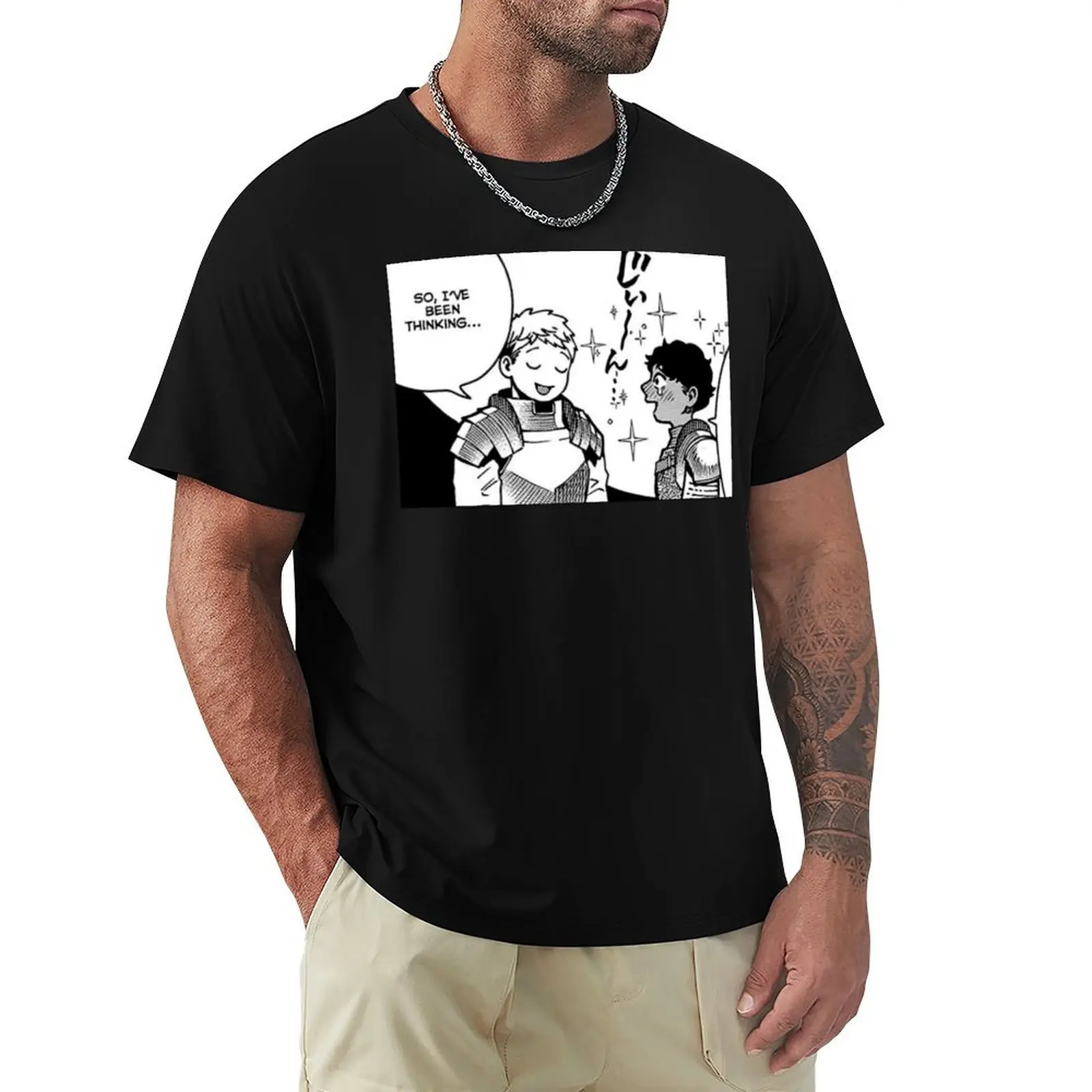 Dungeon meshi kabru and laios T-Shirt hippie clothes croswit shirt man t shirts for men
Dungeon meshi kabru and laios T-Shirt hippie clothes croswit shirt man t shirts for men