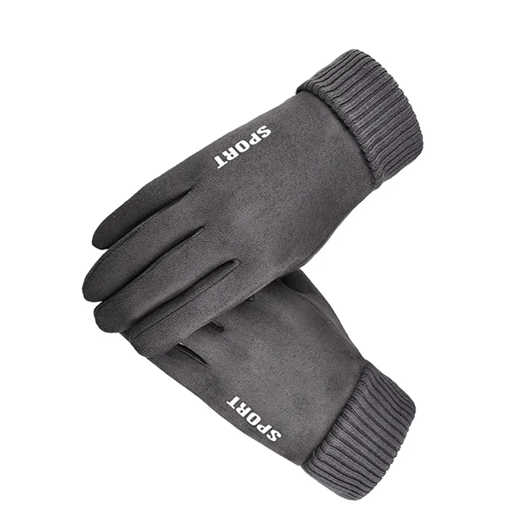 Ветрозащитные дышащие велосипедные перчатки, утепленные, из замши, с противоскользящим покрытием, сенсорные, для езды на велосипеде, бега, рафтинга
Ветрозащитные дышащие велосипедные перчатки, утепленные, из замши, с противоскользящим покрытием, сенсорные, для езды на велосипеде, бега, рафтинга