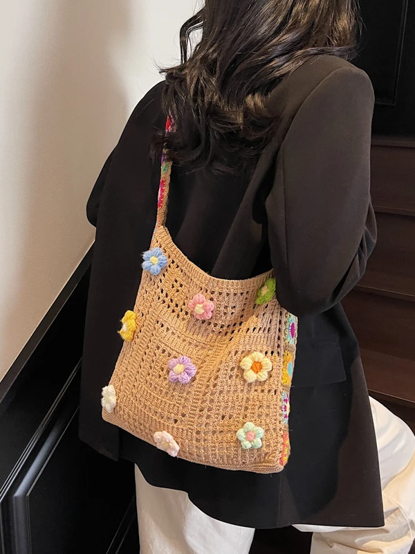 Large Capaci Crochet Suower oulder Bag Women's Faion Spring 2025 Fre Sle Beach Vaion Crossbody Bag
Large Capaci Crochet Suower oulder Bag Women's Faion Spring 2025 Fre Sle Beach Vaion Crossbody Bag