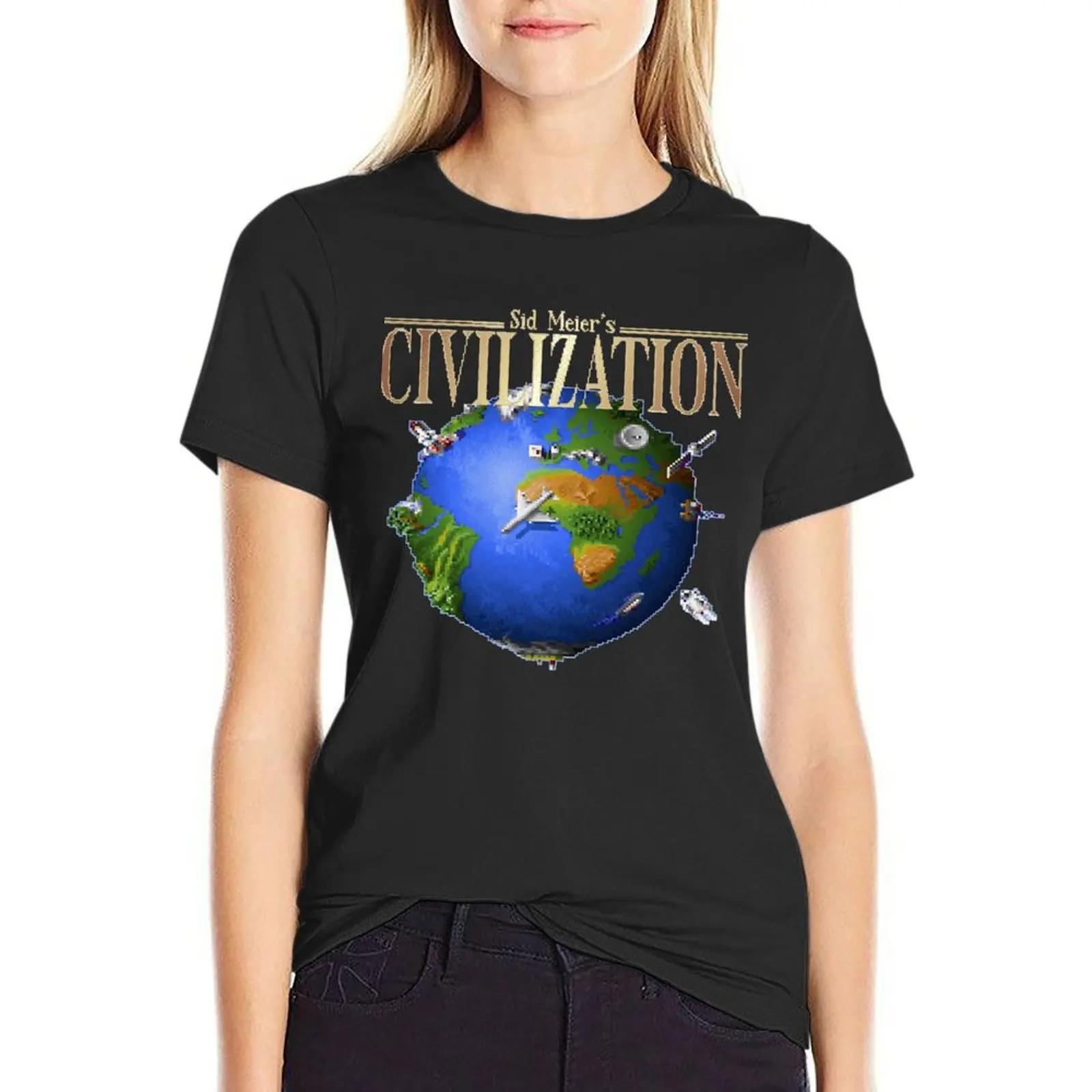 Civilization I Sid Meier Classic T-Shirt cute tops new edition Short sleeve tee Woman clothes
Civilization I Sid Meier Classic T-Shirt cute tops new edition Short sleeve tee Woman clothes