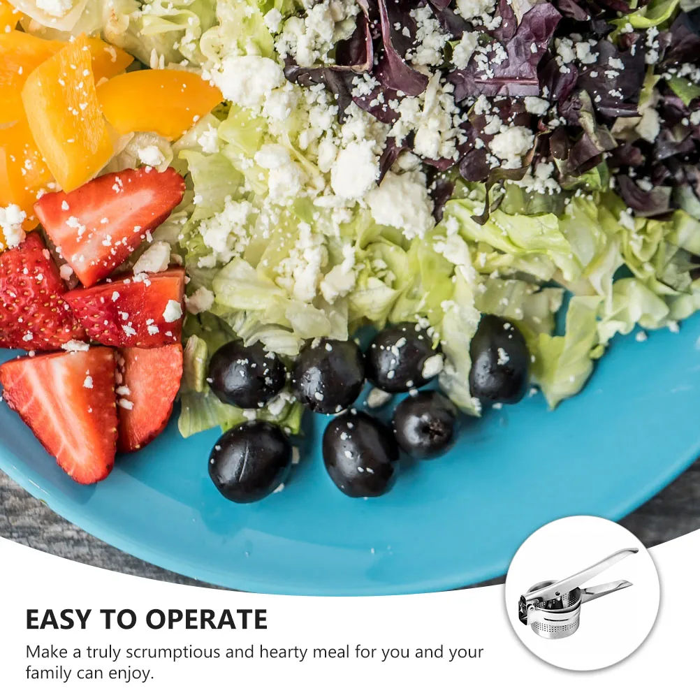 1Pcs Manual Potato Masher Stainless Steel Potato Crusher Kitchen Accessory Vegetable Food Ricer Kitchen Gadget
1Pcs Manual Potato Masher Stainless Steel Potato Crusher Kitchen Accessory Vegetable Food Ricer Kitchen Gadget