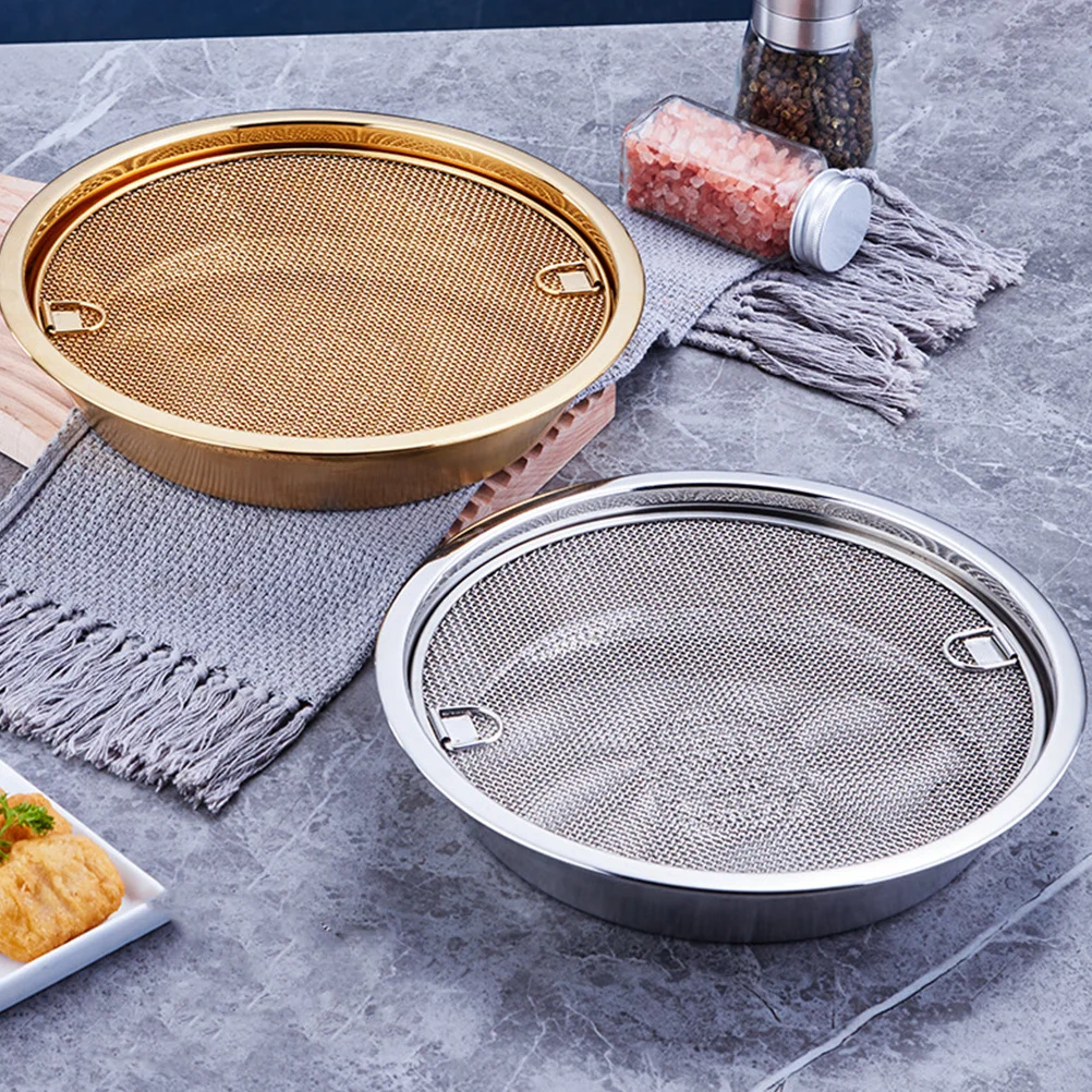 1Set Stainless Steel Oil Drain Net Cooling Rack Tray Draining Rack Oil Spill Tool Multipurpose Kitchen Supply for Bread Fried
1Set Stainless Steel Oil Drain Net Cooling Rack Tray Draining Rack Oil Spill Tool Multipurpose Kitchen Supply for Bread Fried