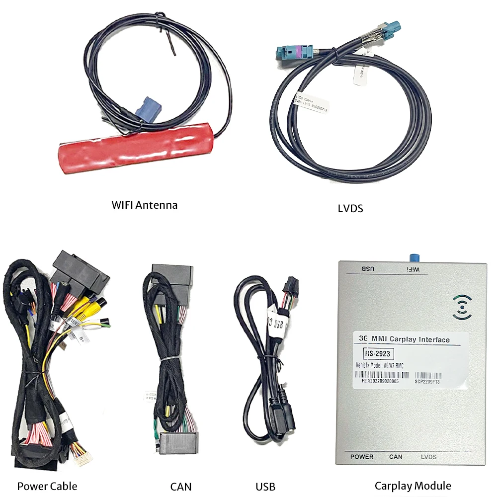Hot Sale Wireless CarPlay Interface Android Auto for RMC A6 A7 Reverse Video Module
Hot Sale Wireless CarPlay Interface Android Auto for RMC A6 A7 Reverse Video Module