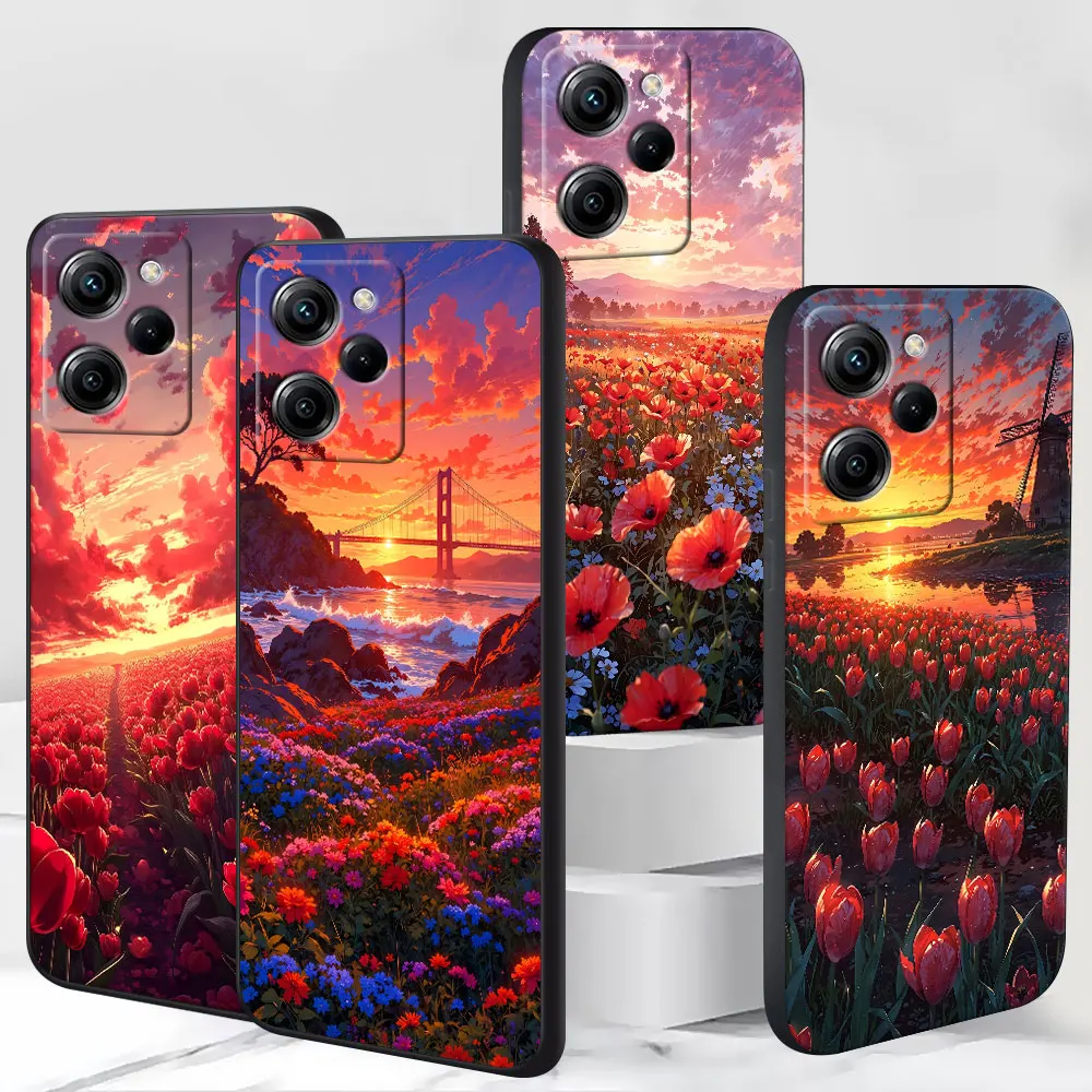 Floral Pattern Red Flower Sea Case for Xiaomi Mi 15T 14T 11 Lite 5G NE 13T 9 10T 11T Pro Black TPU Cell Phone Cover Soft Shell
Floral Pattern Red Flower Sea Case for Xiaomi Mi 15T 14T 11 Lite 5G NE 13T 9 10T 11T Pro Black TPU Cell Phone Cover Soft Shell