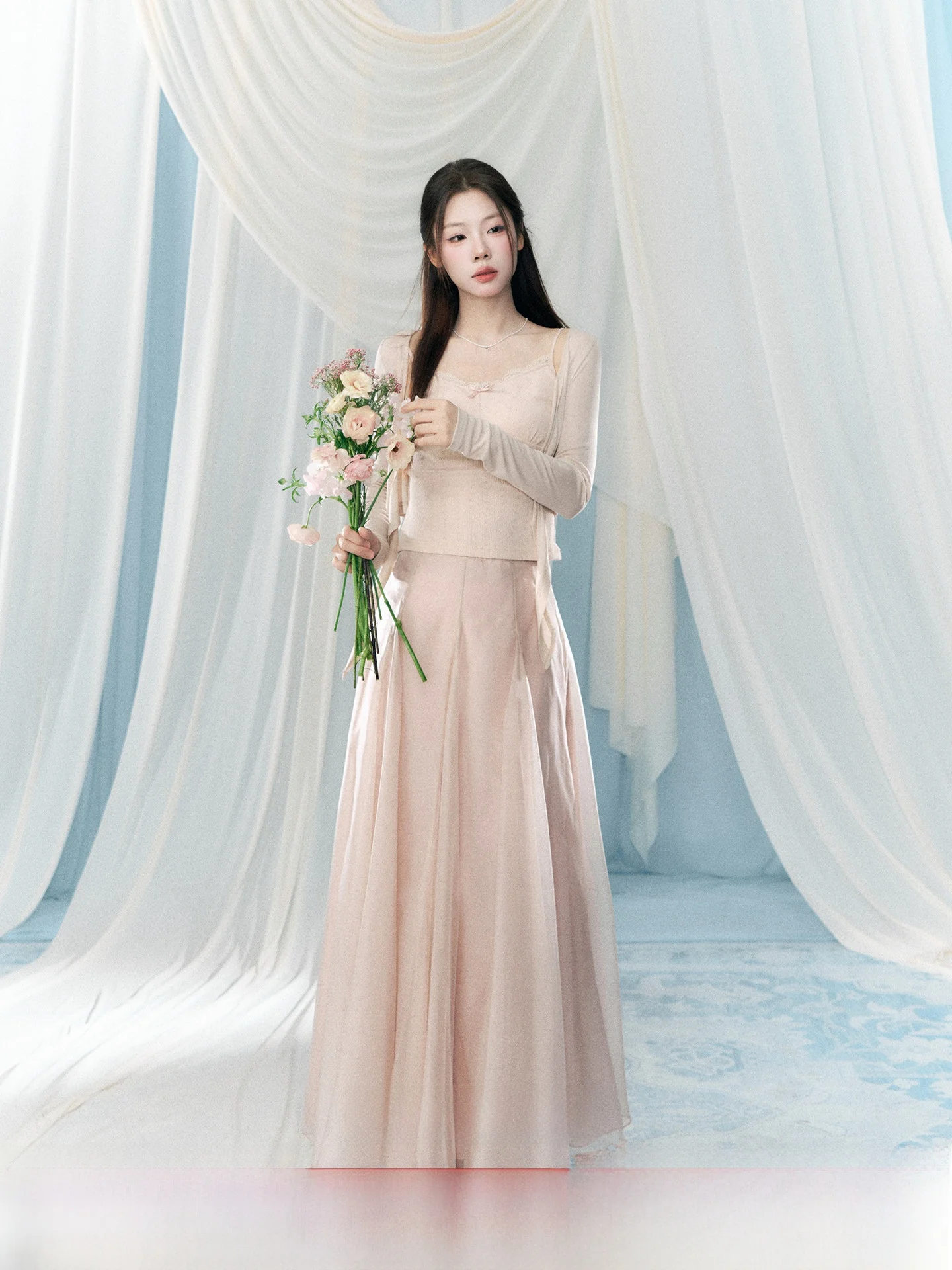 Sweet Pink Women's Tee-Piece Set Korean Sle Spring 2026 Faion Anti-Aging Clothing High Waist T-irt And Skirt Combo
Sweet Pink Women's Tee-Piece Set Korean Sle Spring 2026 Faion Anti-Aging Clothing High Waist T-irt And Skirt Combo
