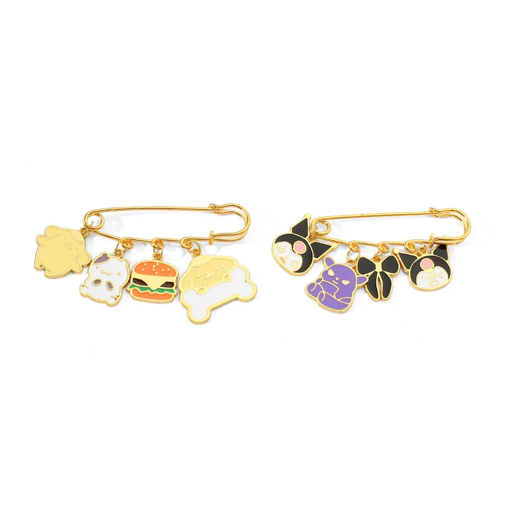 Animal Pompompurin Hamburger Brooch Cute Yell Kulomi Baku Animal Lapel Pin Fashion Melody Cinnamon Metal Badge Backpack
Animal Pompompurin Hamburger Brooch Cute Yell Kulomi Baku Animal Lapel Pin Fashion Melody Cinnamon Metal Badge Backpack