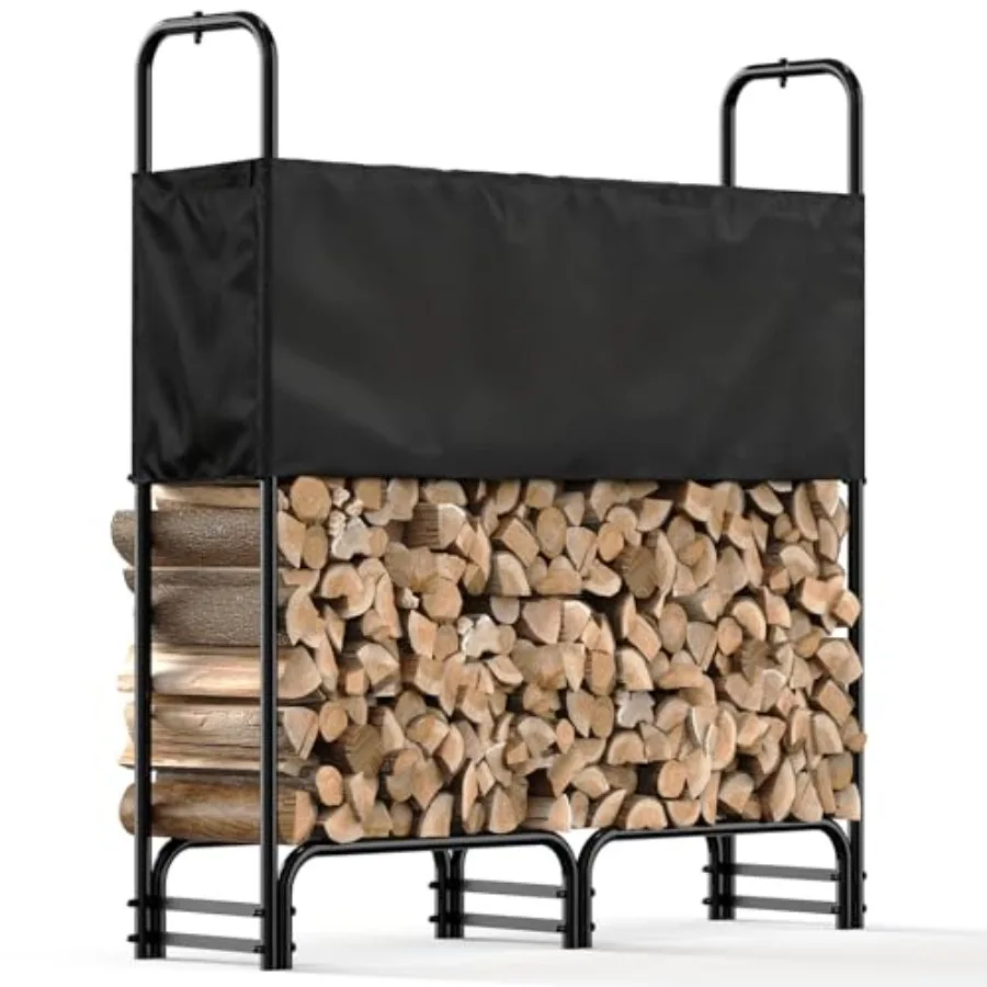 4ft Firewood Rack Outdoor with Cover Heavy Duty Wood Storage Rack with Waterproof Adjustable Cover for Fireplace Patio Deck Ind
4ft Firewood Rack Outdoor with Cover Heavy Duty Wood Storage Rack with Waterproof Adjustable Cover for Fireplace Patio Deck Ind