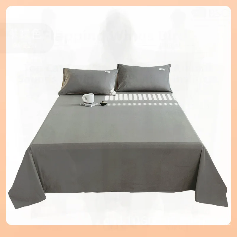Pure Cotton 100% Single Bed Sheet Modern Simple Solid Color Dormitory Brushed Fabric for Autumn Winter Summer All-Season Comfort
Pure Cotton 100% Single Bed Sheet Modern Simple Solid Color Dormitory Brushed Fabric for Autumn Winter Summer All-Season Comfort