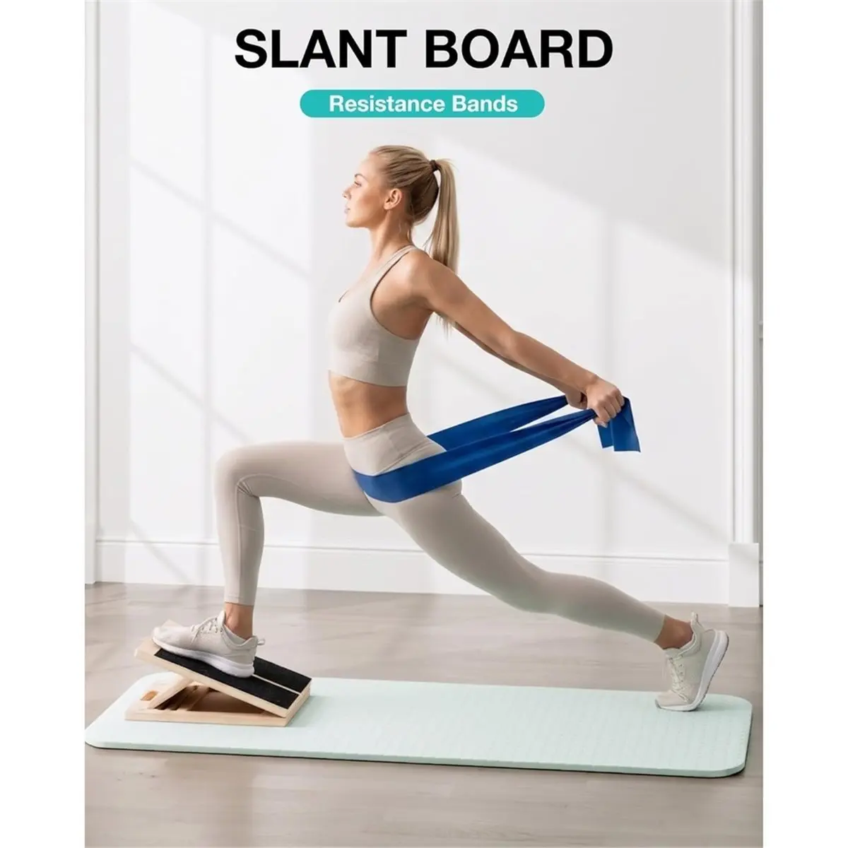 gongto Slant Board for Calf-Stretching - Adjustable Wooden Incline Wedge for Squats and Balance, Portable Calf Stretcher
gongto Slant Board for Calf-Stretching - Adjustable Wooden Incline Wedge for Squats and Balance, Portable Calf Stretcher